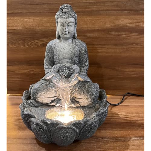 Buddha Water Fountain for Home Decor, Living Room, Bedroom, Bathroom, Office