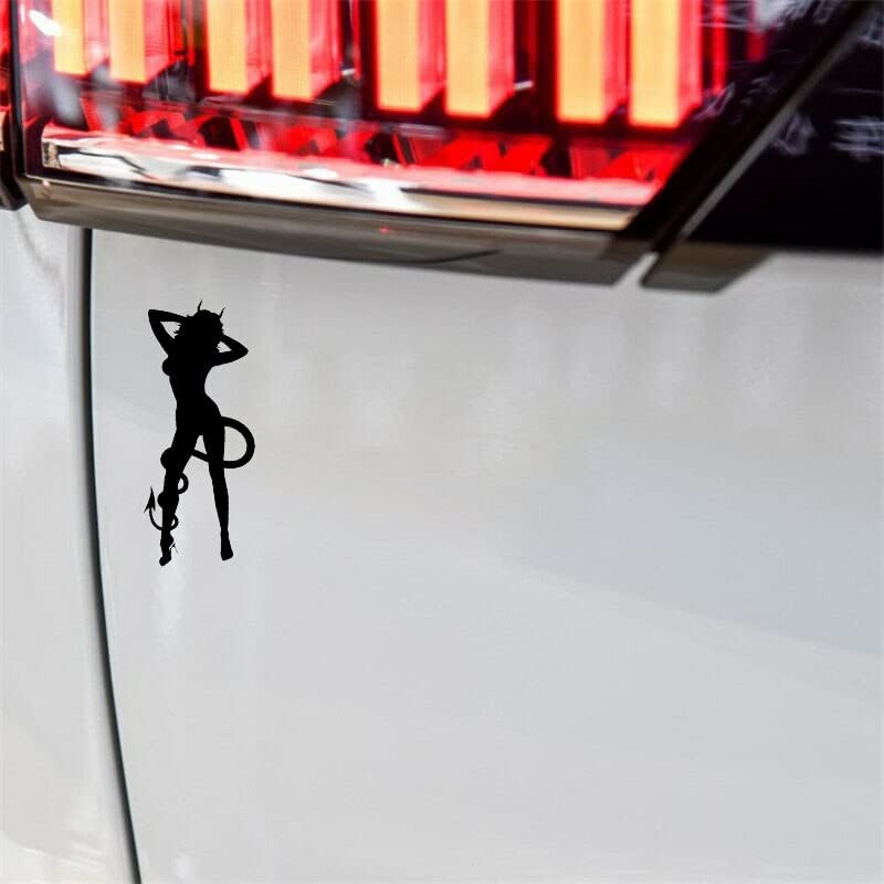 GADGETS WRAP Vinyl Wall Decal Sticker Provocatively Sexy Devil Girl Car Sticker