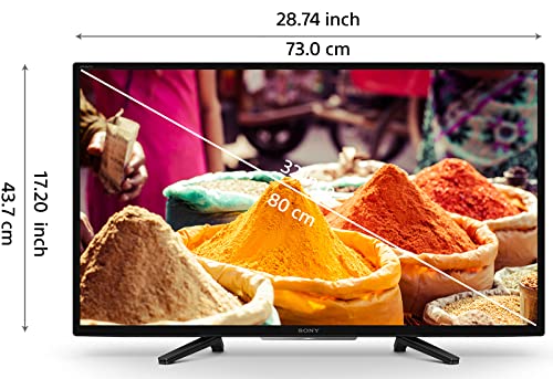 Sony Bravia 80 cm (32 inches) HD Ready Smart LED Google TV KD-32W820K (Black)