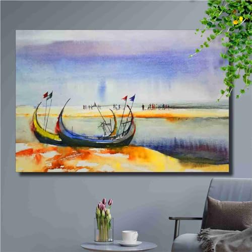 SAF paintings modern art Painting | modern art paintings for living room | modern art painting for wall decoration | modern art painting canvas 24 inch x 36 inch SANF-CR59