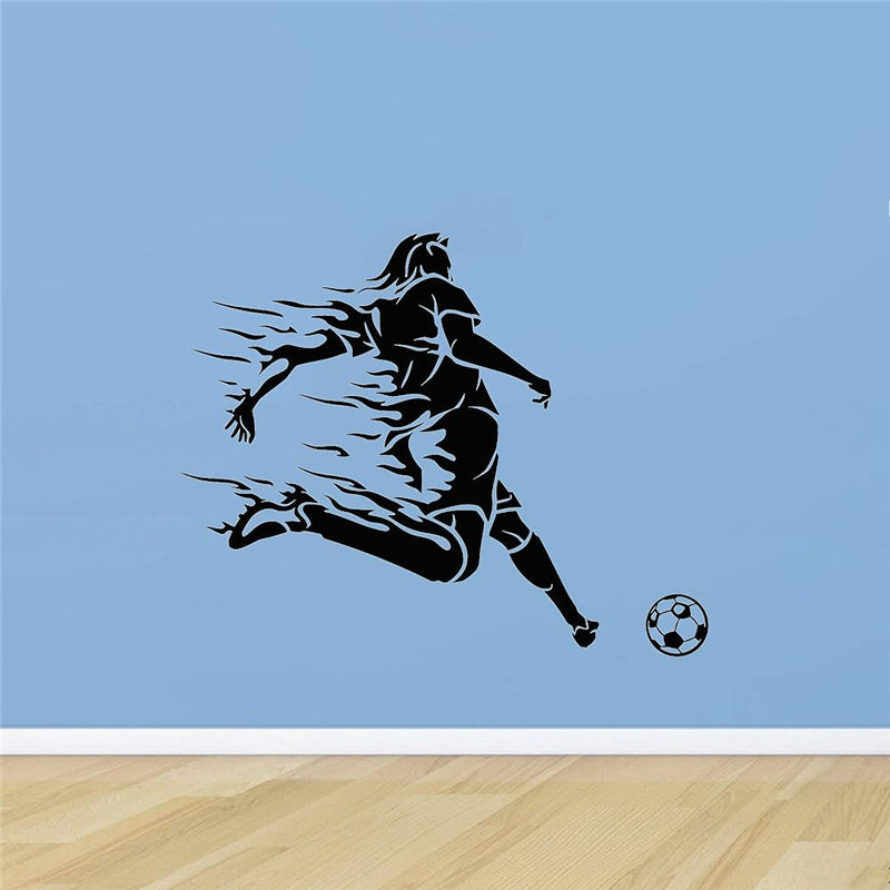 GADGETS WRAP Vinyl Decal Sticker Soccer Player (Item Finish Size : 70cm x 57cm)