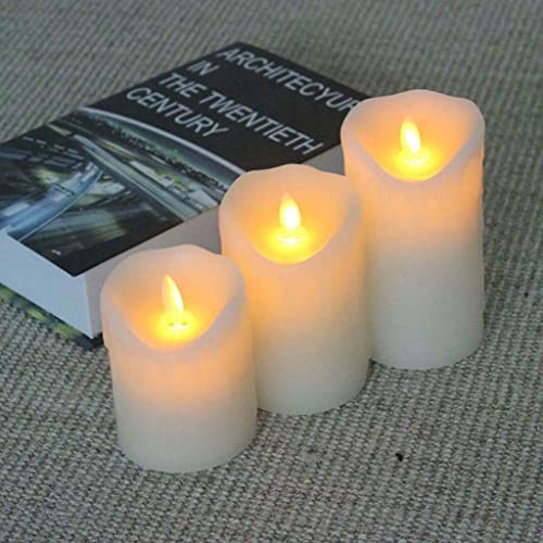 SAZ DEKOR Tea Light Flameless LED Candle Flickering Battery Christmas Wedding Home L