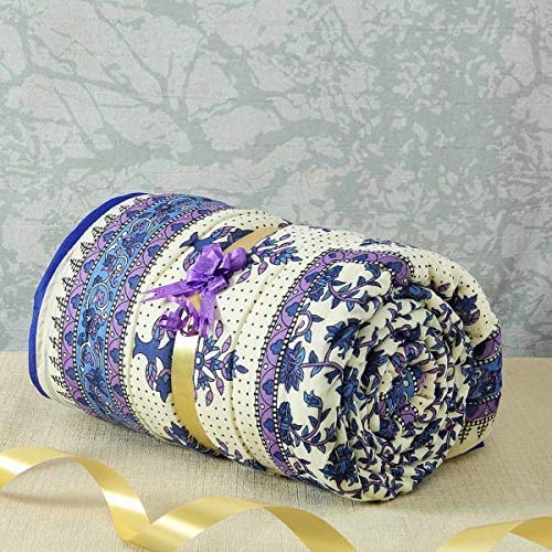 v Crafts Cotton 444 TC Quilt (Double_Multicolour)