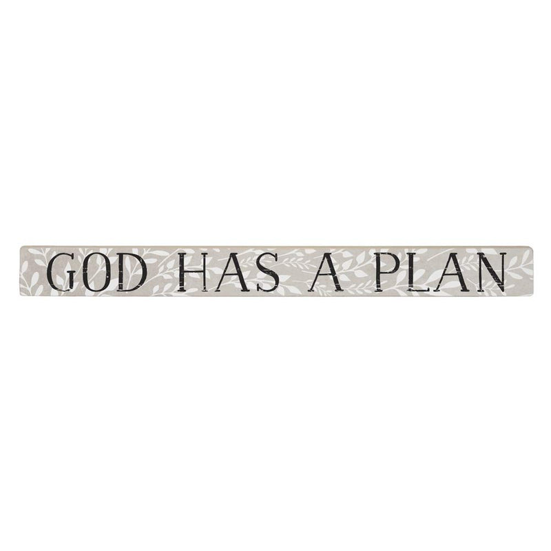 Sincere Surroundings TLK1036 God Has A Plan, White