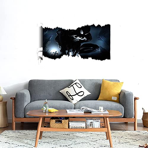 GADGETS WRAP Printed Wall Decal Sticker Scratched Paper Style Wall Decal (90cm x 50cm) - Venom (4)