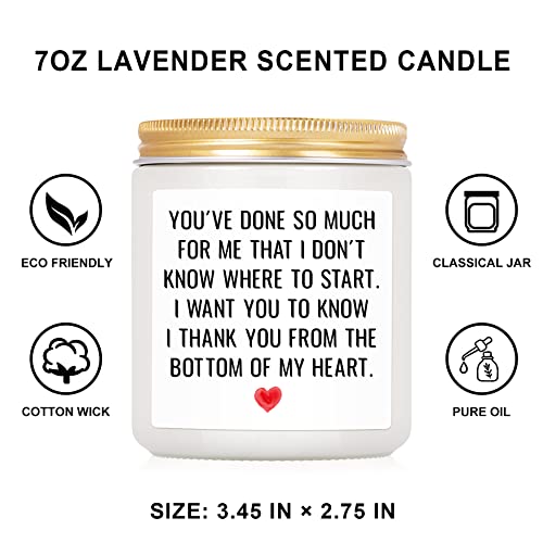 SINSUFUR Romantic Gifts for Women Men, Funny Anniversary Valentine's Day Birthday Christmas Gifts for Him Her Boyfriend Girlfriend Husband Wife Couple, 7oz Lavender Scented Candles