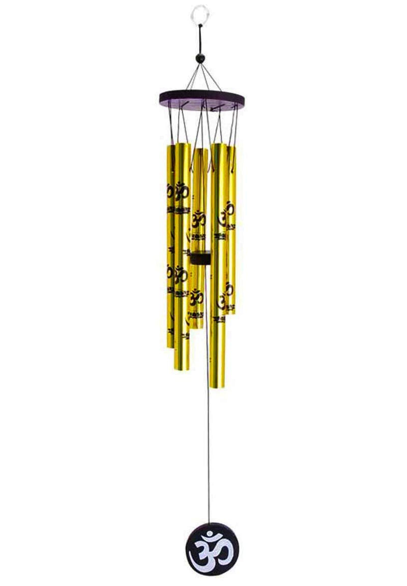 SoilMade Wind Chime Wall Hanging, Cylinderical Shape, Metal Made, Size Aprox 12inches and 50g, Pack of 1 Wind Chime in Box