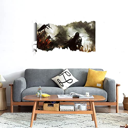 GADGETS WRAP Printed Wall Decal Sticker Scratched Paper Style Wall Decal (90cm x 50cm) - time to end it