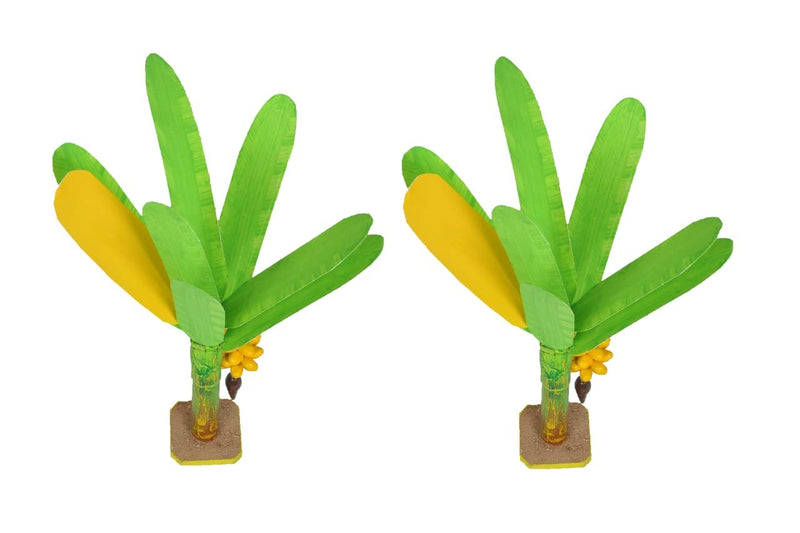 simonart and printing Artificial Banana Tree 2ft one Pair Pooja Decor Set