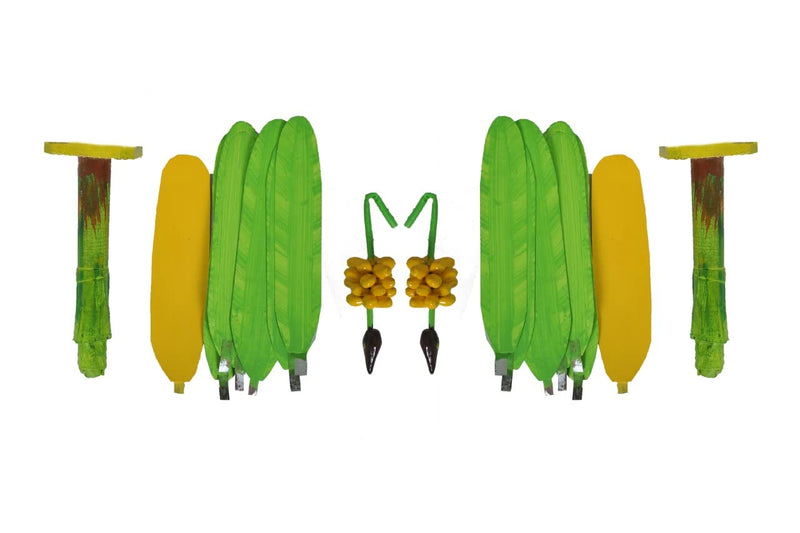 simonart and printing Artificial Banana Tree 2ft one Pair Pooja Decor Set