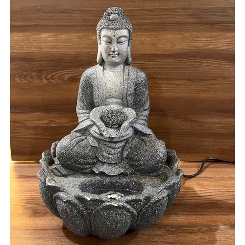 Buddha Water Fountain for Home Decor, Living Room, Bedroom, Bathroom, Office