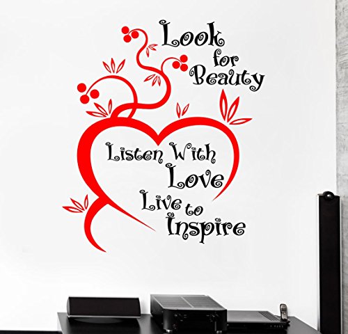 Look for Beauty Self Adhesive VinylWaterproof Decorative Wall Stickers for Hall, Bedroom, Kitchen and Furniture