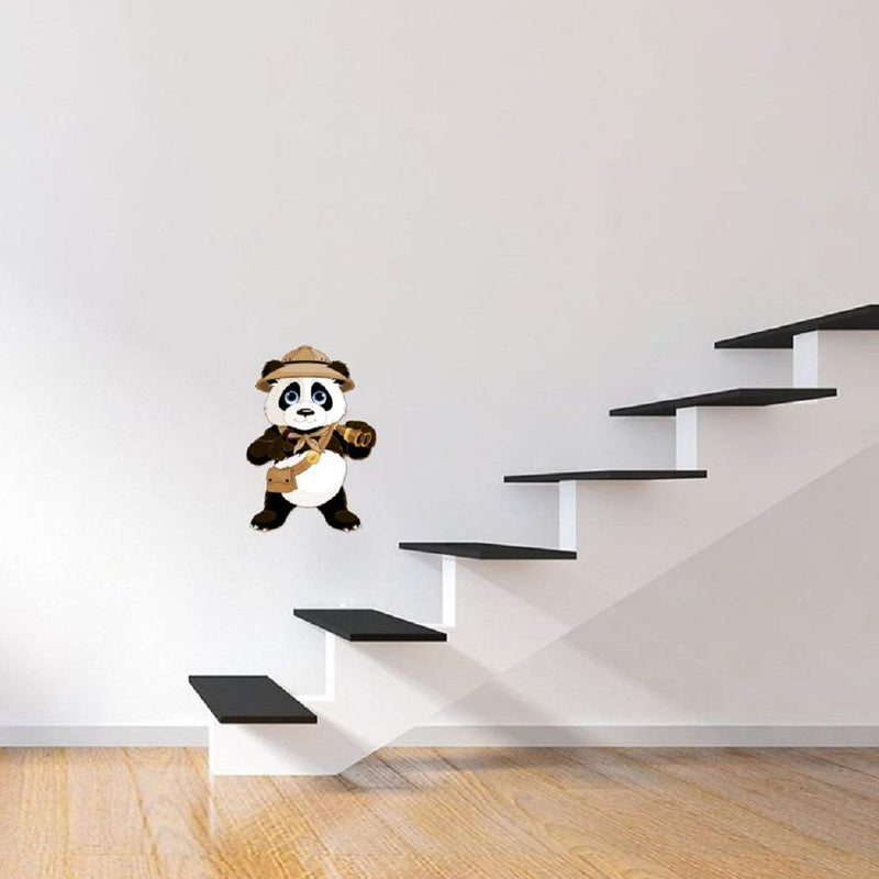 Walltech Cute Panda Wall Sticker| Beautiful Design Wall Decoration Sticker