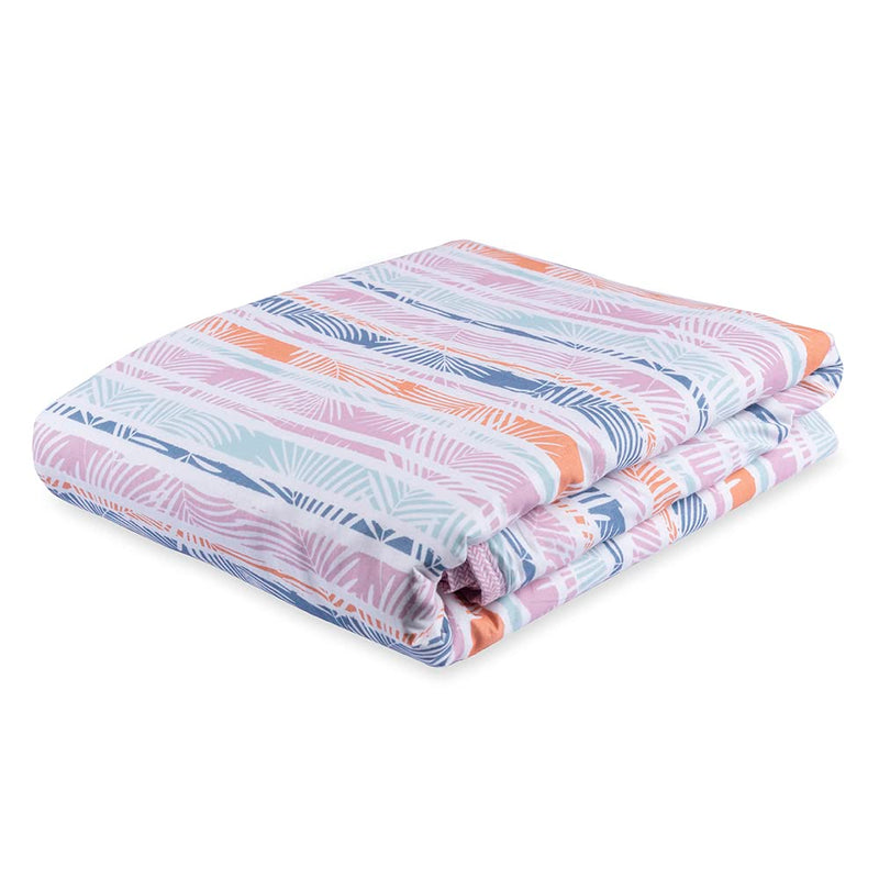 Wakefit Blanket | 110 GSM | Blanket Double Bed, Dohar Double Bed, Dohar, AC Blanket Double Bed, Quilt for Double Bed, Quilt, Diwali Gifts Blankets, Reversible (Tropica Peach : 82x90 inch - Pack of 1)