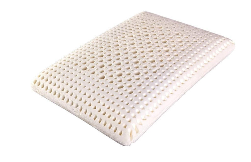 BLISSO Natural Latex Pillow with Medium Firm Support | 100% Natural Latex Filling | Pressure Relief and Rejuvenating Sleep | White (23x15x5 Inches) Pack of 1| 2 Years Warranty