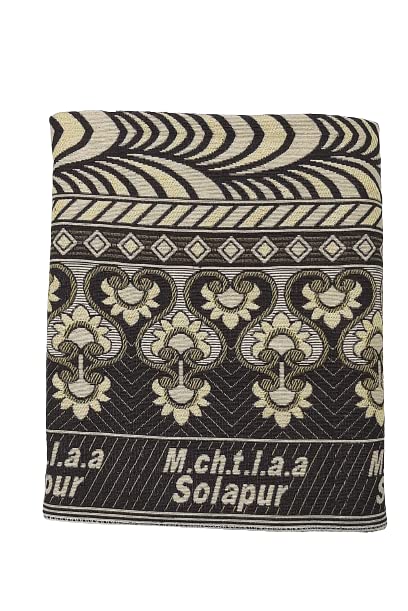 MAMRAJ Cotton Solapuri Single Chaddar Blanket (Multicolor, 5x7.5 ft)