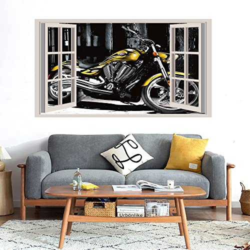 GADGETS WRAP Printed Wall Decal Sticker Fake Window Style Decal (90cm x 50cm) - Victory