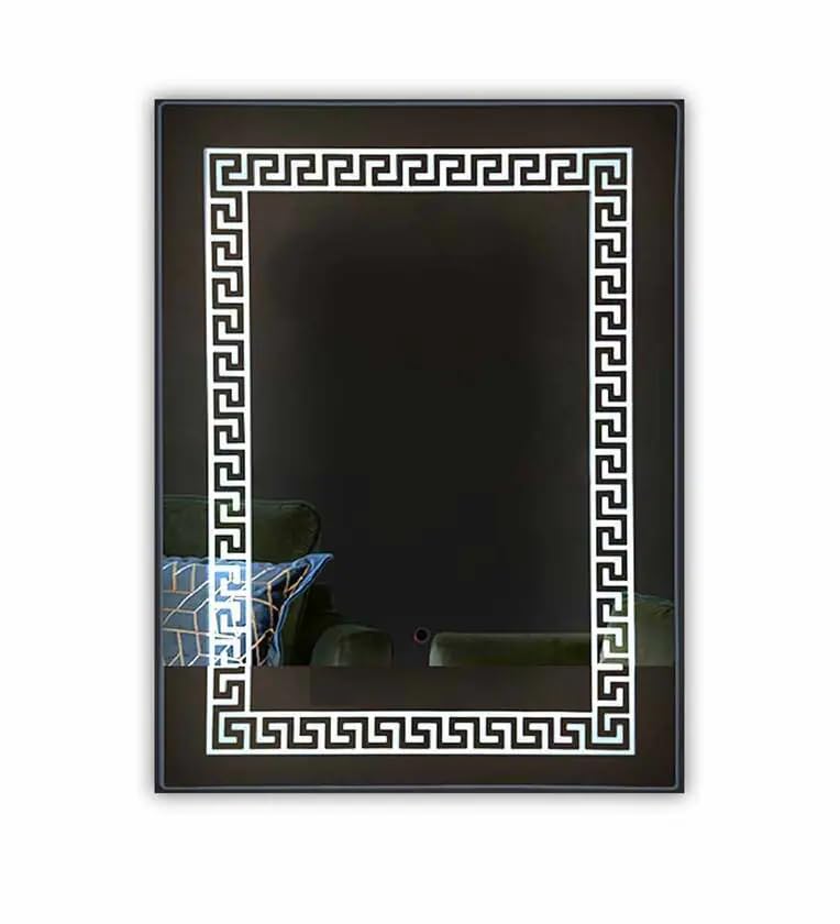 TINITALO Bathroom LED Mirror Home Mirror Wall Mirror with Touch Sensor, 3 Light Effects, Glass, Rectangular LED-23 (18 x 42 Inch)