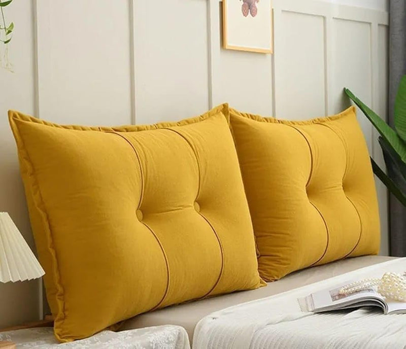 zenspace Luxury Extra Soft Pillow (Soft Velvet, Yellow)