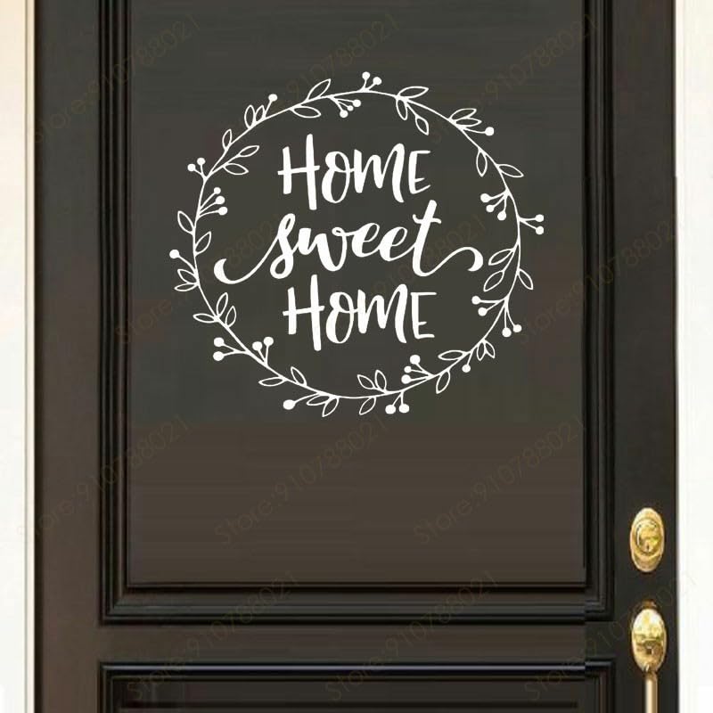 GADGETS WRAP Vinyl Home Sweet Home Quotes Wall Sticker Vinyl Decoration White