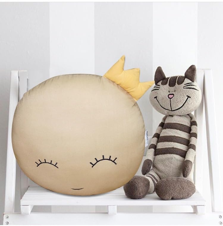 Gordon Full Moon Pillow with crown Large size 33 cms