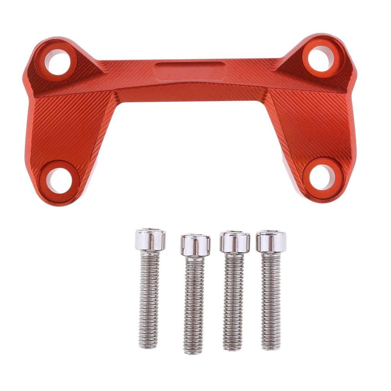 UJEAVETTE Motorcycle Handlebar Riser Top Cover Clamp for KTM Duke 125/200/390cc 11-16