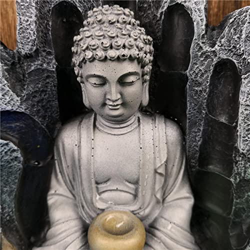 ATORSE® Buddha Water Fountain Waterfall Zen Desk Ornaments Bedroom Spa Decor