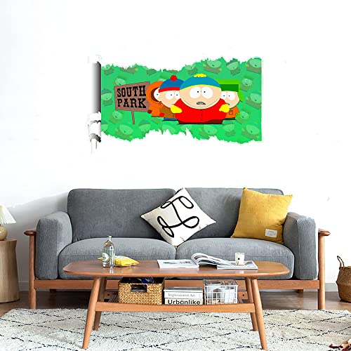 GADGETS WRAP Printed Wall Decal Sticker Scratched Paper Style Wall Decal (90cm x 50cm) - The Cartoon