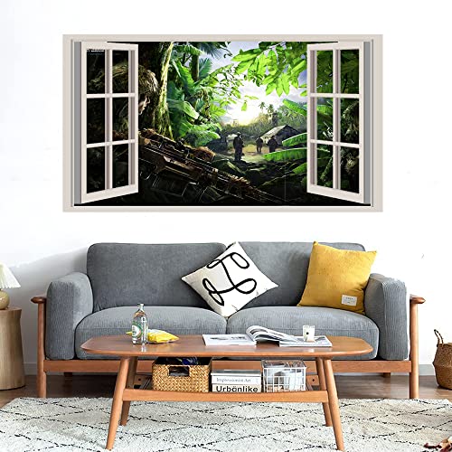 GADGETS WRAP Printed Wall Decal Sticker Fake Window Style Decal (90cm x 50cm) - ws Sniper Ghostwarrior