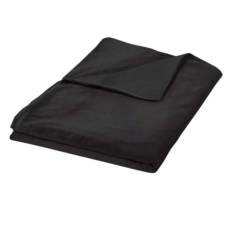 Cottington Lane Weighted Blanket for a Adult - 48" x 75"(15 Lbs Or 6.8 Kg) - Calm, Sleep Better and Relax Naturally. Twin Size_Grey Blanket + Black Cover