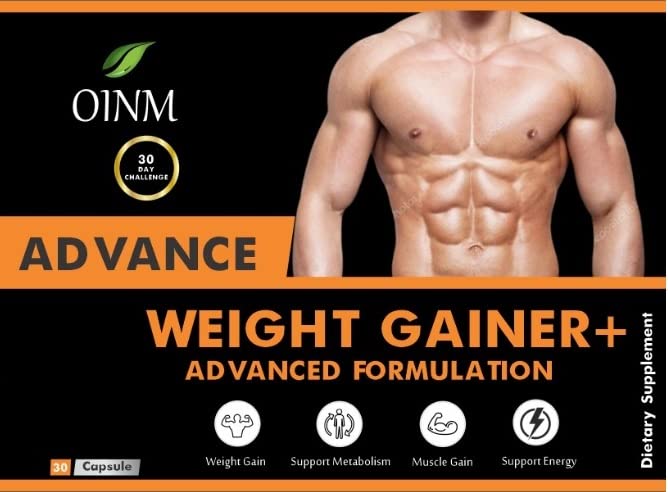 OINM ADVANCE Weight Gainer + 30 Capsule (Advance Formulation) Ayurvedic Medicine for Boys Girls