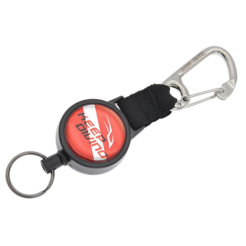 LOOM TREE® Diving Gear Retractor with Snap Clip Torch Holder Diving Retractable Lanyard | Sporting Goods | Water Sports | Scuba & Snorkeling | Other Scuba & Snorkeling