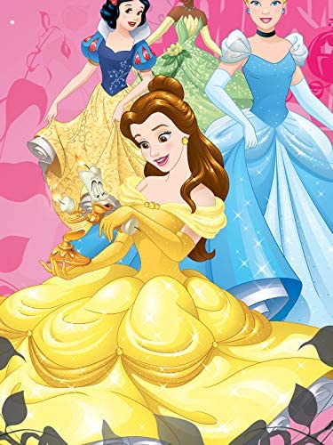 Athom Trendz Disney Princess Cotton Double Bedsheet 270 x 270 cm