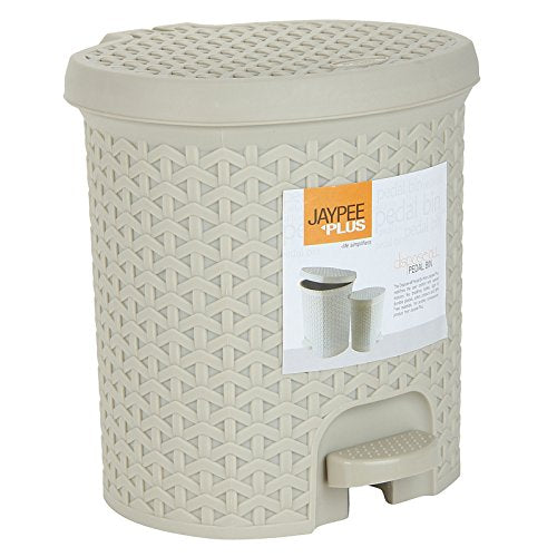 Jaypee Plus, Dispose all Small, Pedal Bin,1,Beige, 5 Litre