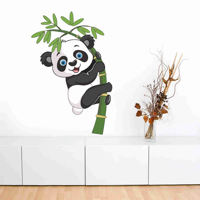 Panda with Bamboo Wall Stickers for Kids Room 50 CM X 70 CM