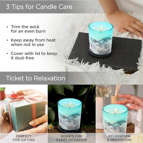 Urbane Home Scented Candles | Fragrance Candles | Candles for Wedding | Candles for Bedroom | Birthday Candles | Valentines Day Gifts Candles | DY-230706C | Green & White