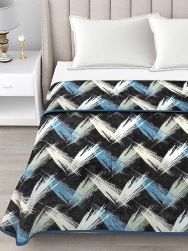 FABINALIV Multicolor Abstract 230 GSM Ultra Soft Double Bed AC Blanket (FLBK-1003-Multi)