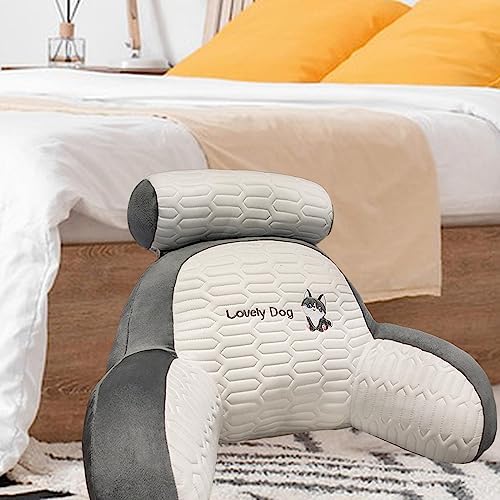 CALANDIS® Support Pillow Washable Cartoon Bed Back Cushion for Office Bedroom Dormitory Dog | 1 Plush Pillow