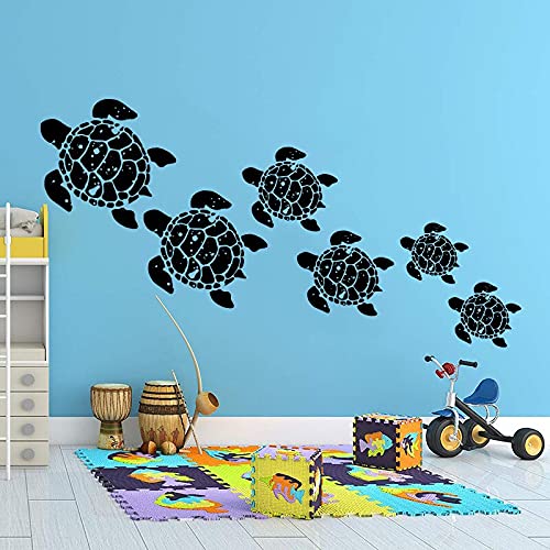 GADGETS WRAP Vinyl Decal Sticker Ocean Sea Animal Pet Family Turtle (Item Finish Size : 100cm x 52cm)