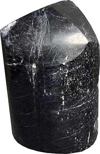 Aldomin� Natural Energized Black Tourmaline Polished Healing Crystal Tower Stone (266 Gram)