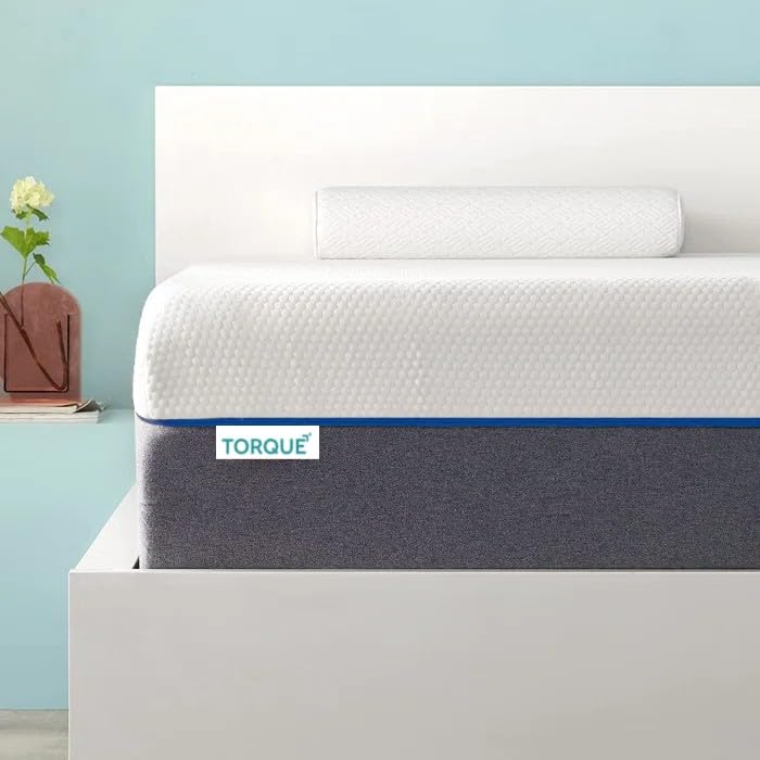 Torque-DreamLayer Premium High-Density Foam Mattress with Medium Firm & Soft Side (72 x 36 x 8 Inches)| Bed Mattress, | 10 Years Warranty