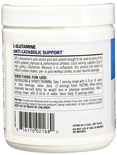 GAT L-Glutamine - 60 Servings