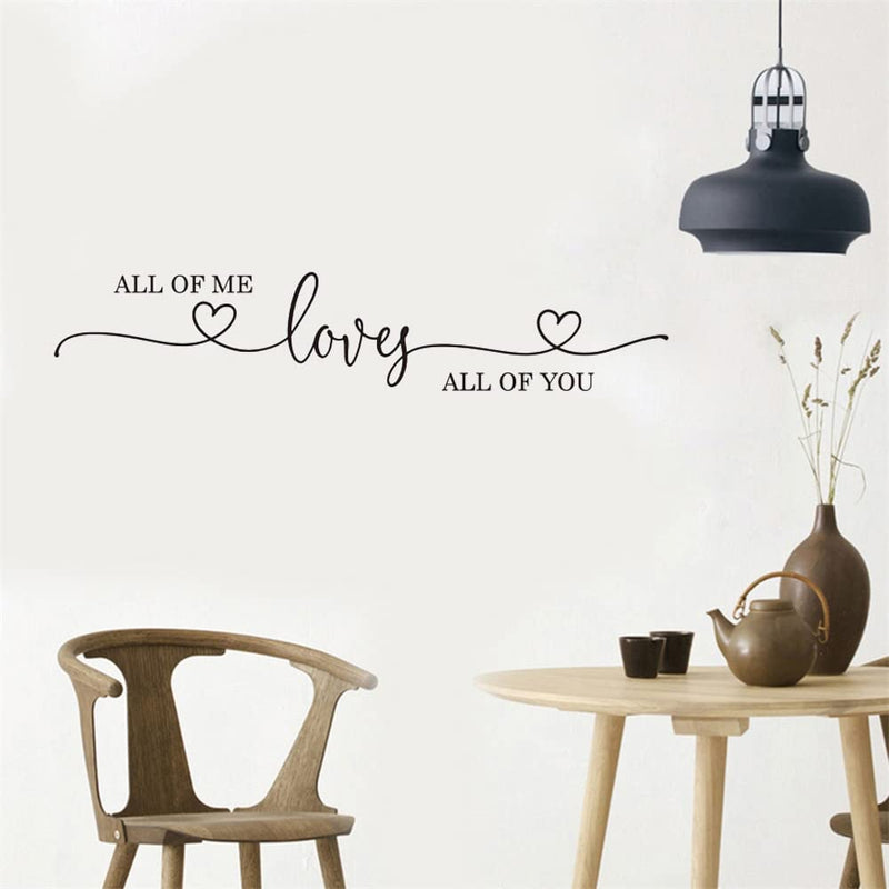 GADGETS WRAP Vinyl Decal Sticker Wedding Couple Family Love Quote (Item Finish Size : 57cm x 11cm)