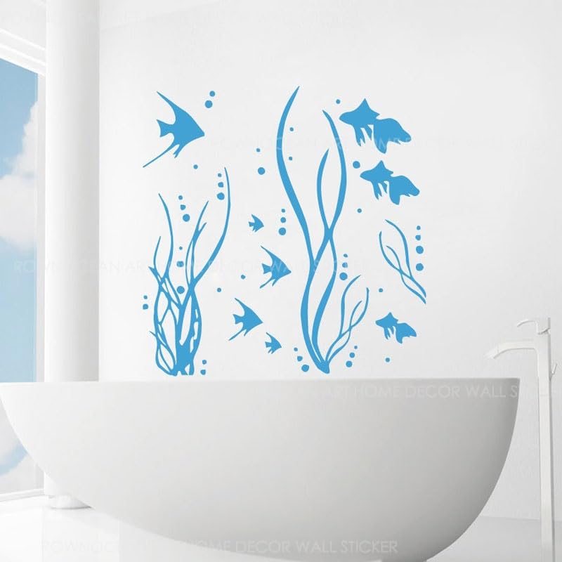 GADGETS WRAP Wall Decal Vinyl Sticker Marine Life Sea Ocean for Office Home Wall Decoration