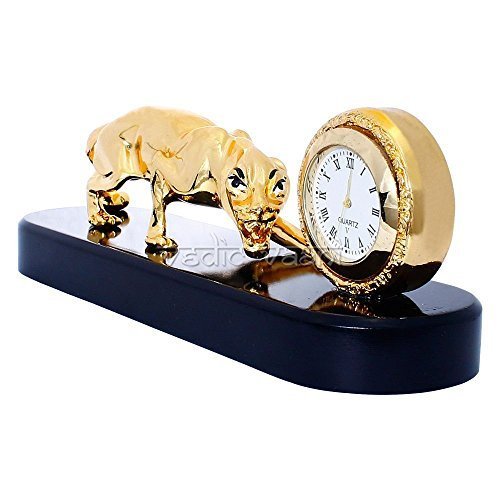 Vedic Vaani Jaguar with Desk Clock for Office Table Desktop Decoration Watch (1 Pcs)