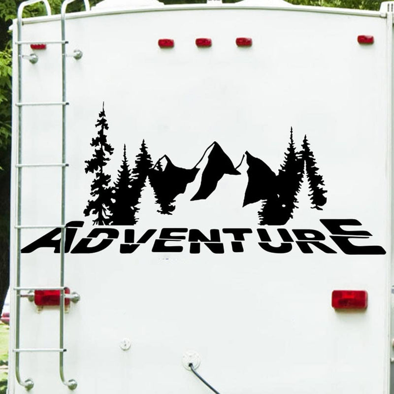 GADGETS WRAP Vinyl Decal Sticker Camper Rv Adventure Mountain (Item Finish Size : 100cm x 42cm)