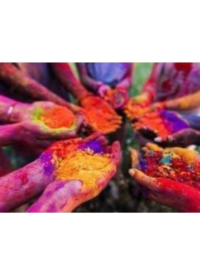 Holi Colour Herbal Gulal - 400gm | Eco Friendly Holi Colours | Non-Toxic | Skin Friendly | Rangoli Holi Color Powder | Gulal for Holi (Green - Pack)