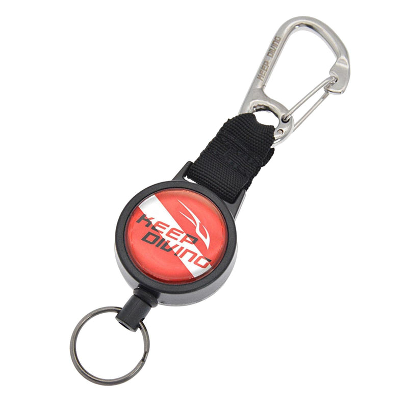 LOOM TREE® Diving Gear Retractor with Snap Clip Torch Holder Diving Retractable Lanyard | Sporting Goods | Water Sports | Scuba & Snorkeling | Other Scuba & Snorkeling