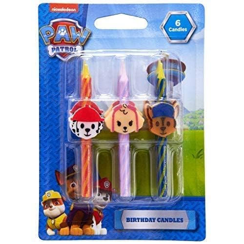 DecoPac Paw Patrol Birthday Cake Candles Party Decoration