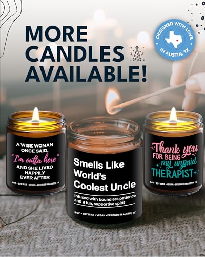 World's Coolest Uncle Candle